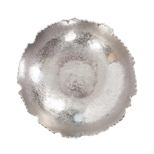 Silver Broken Edge Bowl / Wall Art