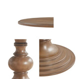 Farmhouse 46" Round Pedestal Dining Table *