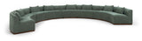 Avanti - Chenille Fabric Upholstered 4 Piece Modular Sectional