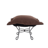 Puff Ottoman Cushion Sterling Chocolate -Cushion and Cover Only