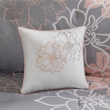 Spring Floral Comforter/Duvet Cover Set, Blush