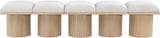 Pavilion - 5 Piece Modular Bench With Natural Base