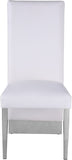 Porsha Contemporary Dining Chair Set of 2 - Luxurious Design with Gold Legs and Tufted Elegance
