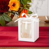 White Stemless Wine Glass Gift Boxes Set of 20