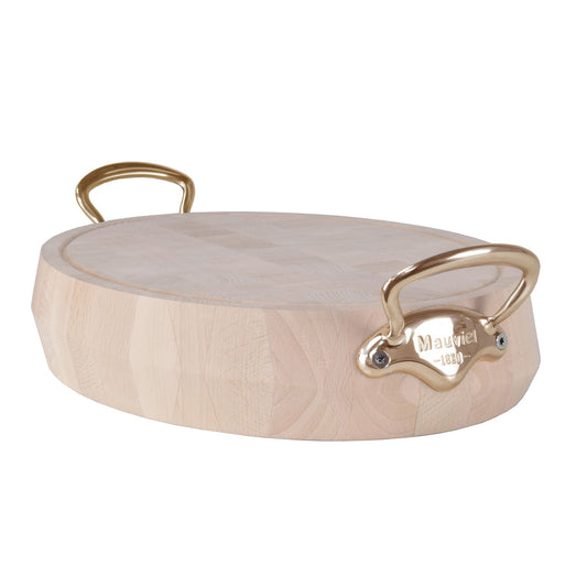 Mauviel Savoir Vivre Chopping Block With Brass Handles