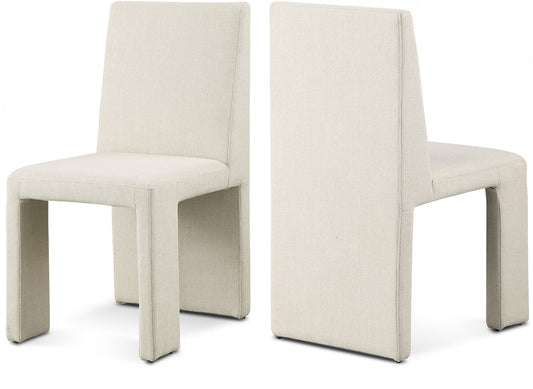 Benson Dining Chair Set of 2 – Elegant Art Deco Design with Plush Upholstery for Dining Rooms