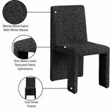 Benson Dining Chair Set of 2 – Elegant Art Deco Design with Plush Upholstery for Dining Rooms