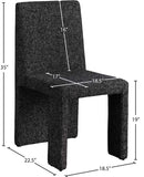 Benson Dining Chair Set of 2 – Elegant Art Deco Design with Plush Upholstery for Dining Rooms