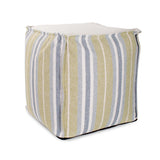 Tall Square Indoor/Outdoor Pouf Dune Moss