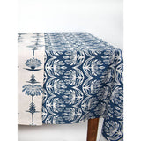 French Home Botanical 59" X 118" Tablecloth - Indigo
