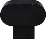 Harlow Art Deco Night Stand with Rich Finish, Solid Wood, and Unique Grain Design for Elegant Spaces