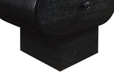Harlow Art Deco Night Stand with Rich Finish, Solid Wood, and Unique Grain Design for Elegant Spaces