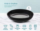 Kook Ceramic Pasta Bowls, 32 oz, Set of 6