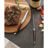 Laguiole Connoisseur 4-Piece Tortoise Steak Knife Set