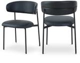 Lupita Dining Chair Set - Elegant Vegan Leather Chairs for Stylish Dining, Comfort & Sophistication