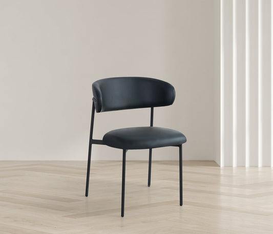 Lupita Dining Chair Set - Elegant Vegan Leather Chairs for Stylish Dining, Comfort & Sophistication