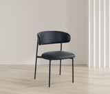 Lupita Dining Chair Set - Elegant Vegan Leather Chairs for Stylish Dining, Comfort & Sophistication