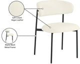 Lupita Dining Chair Set - Elegant Vegan Leather Chairs for Stylish Dining, Comfort & Sophistication