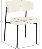 Lupita Dining Chair Set - Elegant Vegan Leather Chairs for Stylish Dining, Comfort & Sophistication
