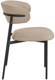 Lupita Dining Chair Set - Elegant Vegan Leather Chairs for Stylish Dining, Comfort & Sophistication