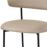 Lupita Dining Chair Set - Elegant Vegan Leather Chairs for Stylish Dining, Comfort & Sophistication