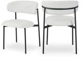 Lupita Dining Chair Set - Elegant Vegan Leather Chairs for Stylish Dining, Comfort & Sophistication