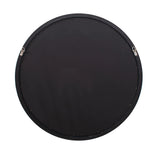 Varsha Round Oversized Beaded Mirror in Glossy Lilac