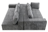 NOUVA 130" Chenille 6-Seater Sofa
