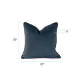 Qivuit Blue 20x20 Down Filled Pillow