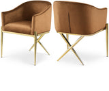Xavier Velvet Upholstered Dining Chair