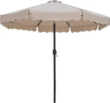Amalfi - Patio Umbrella - Light Brown Base / Black Pole
