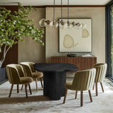Mesa Dining Table - Elegant Clover-Shaped Design with Ash Veneer for Modern Home Décor Enhancement