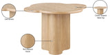 Mesa Dining Table - Elegant Clover-Shaped Design with Ash Veneer for Modern Home Décor Enhancement
