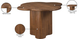 Mesa Dining Table - Elegant Clover-Shaped Design with Ash Veneer for Modern Home Décor Enhancement