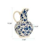 Olivia Water Pitcher Dusty Blue
