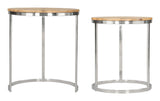 Bari Nesting Table Set (2-Piece) Natural