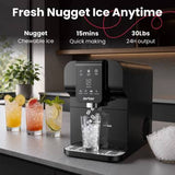 2-in-1 Countertop Nugget Ice Maker