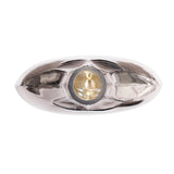 Advik Polished Silver Vase- Short