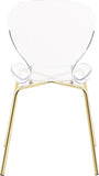 Clarion Contemporary Dining Chair Set - Stylish Lucite Polycarbonate Design for Modern Spaces