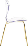 Clarion Contemporary Dining Chair Set - Stylish Lucite Polycarbonate Design for Modern Spaces