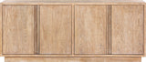 Cyrus Sideboard Buffet - Timeless Mid-Century Elegance in Solid Ash Burl Wood for Your Home Decor