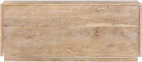 Cyrus Sideboard Buffet - Timeless Mid-Century Elegance in Solid Ash Burl Wood for Your Home Decor
