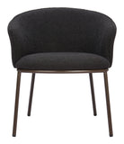 Essen Dining Chair Black & Bronze
