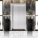 Black Mirrored Pedestal Tall