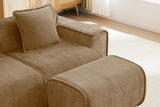 HARRISON 78" Loveseat with 1 Ottoman