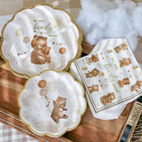 We Can Bearly Wait 62pc Baby Shower Tableware Set