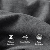 Jersey Knit All Season Sheet Set, Dark Grey