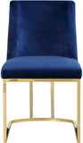 Heidi Velvet Contemporary Dining Chair Set - Glamorous Design with Plush Comfort for Stylish Dining