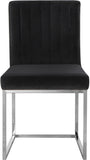 Giselle Velvet Dining Chair Set - Elegant Contemporary Design with Gold Metal Frame for Stylish Dining