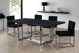 Giselle Velvet Dining Chair Set - Elegant Contemporary Design with Gold Metal Frame for Stylish Dining